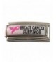 Breast Cancer Survivor Italian Bracelet