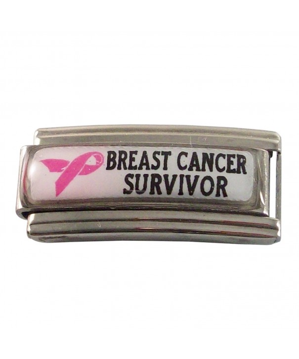 Breast Cancer Survivor Italian Bracelet