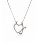 Gorgeous Devil Heart Necklace Charming