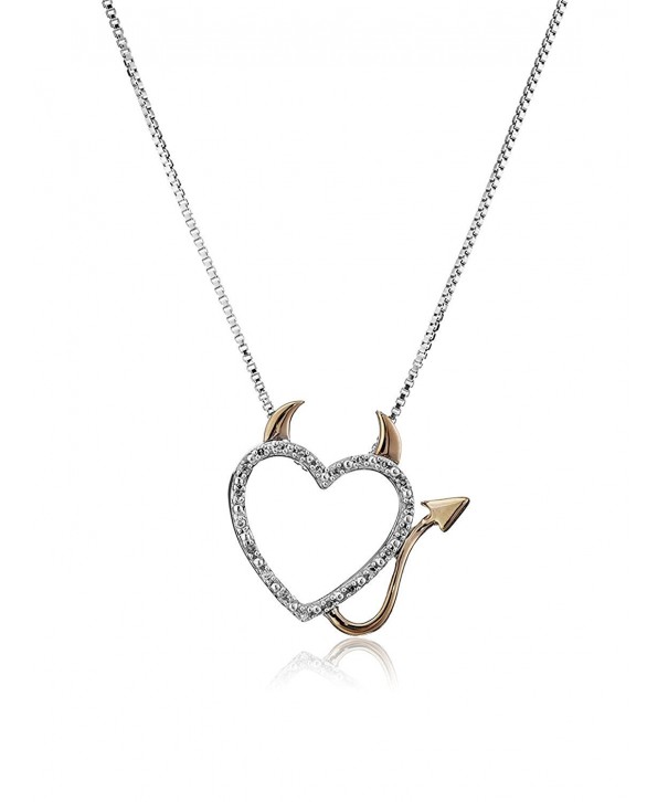 Gorgeous Devil Heart Necklace Charming