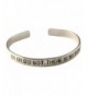 There Hand Stamped Inspired Bracelet