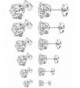 FIBO STEEL Stainless Earrings Zirconia