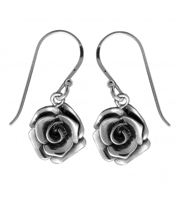 Boma Sterling Silver Rose Earrings