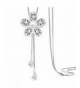 Z Jeris Crystal Flower Pendant Necklace