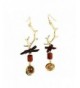 Beautiful Earrings consisting Crystals HIYOU Home