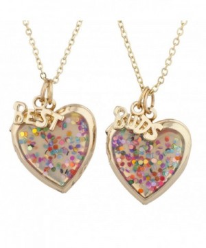 Lux Accessories Locket Rainbow Necklace