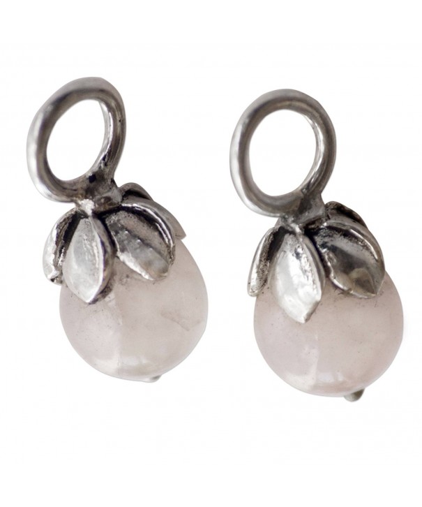 NOVICA Quartz Sterling Earring Budding