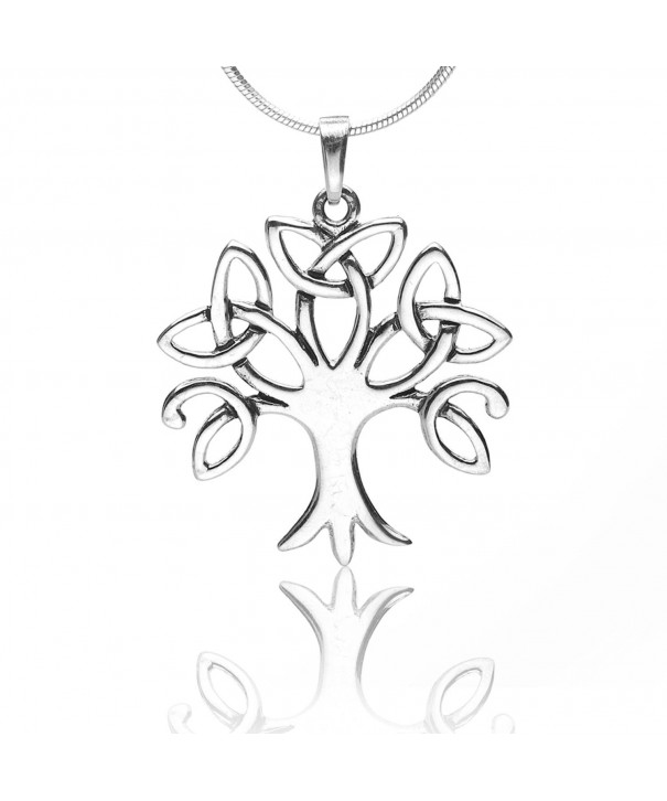 Sterling Silver Trinity Pendant Necklace