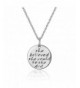 Sterling Engraved believed Inspirational Necklace