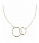 Poulettes Jewels Plated Necklace Circles
