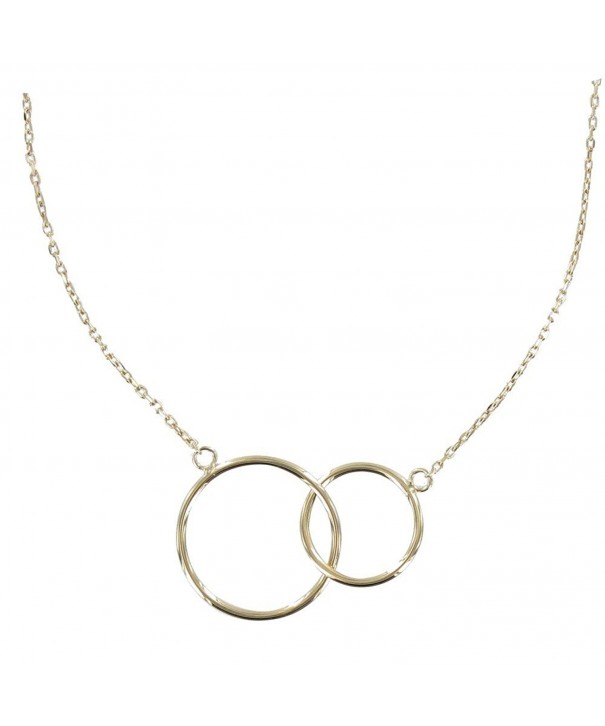 Poulettes Jewels Plated Necklace Circles