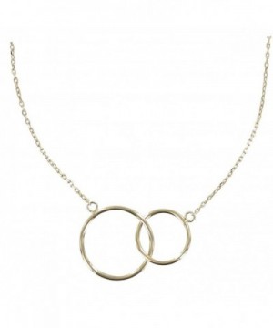 Poulettes Jewels Plated Necklace Circles