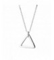 Helen Lete Geometry Sterling Necklace triangle