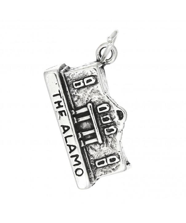 Sterling Silver Oxidized Texas Alamo