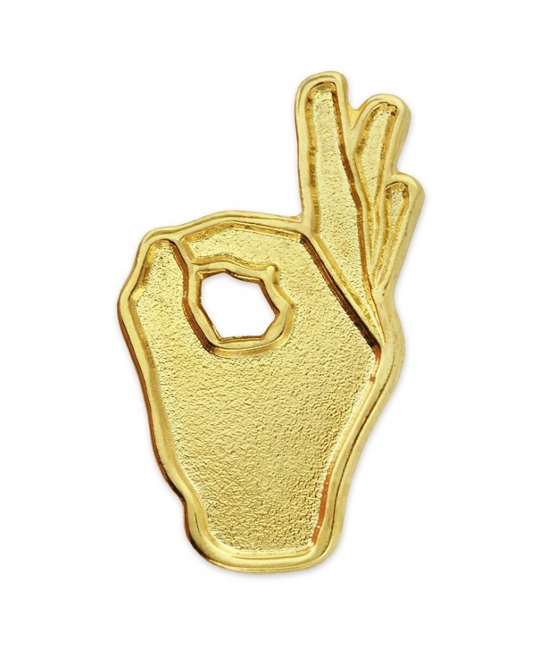 PinMarts Gold Plated Language Lapel