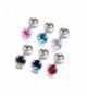 Zirconia Earrings Stainless Earring Piercing