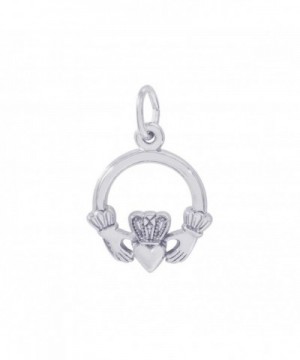 Rembrandt Sterling Silver Claddagh Charm