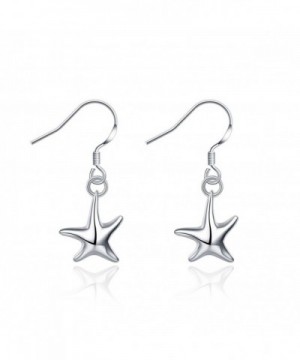 SUNGULF Sterling Polished Starfish Earrings