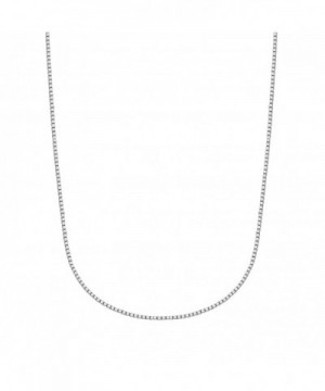 Sterling Silver Mirror Italian Necklace