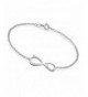 Ouslier Personalized Sterling Infinity Bracelet