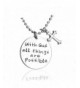 Inspirational Necklace Pendant Inscribed Jewelry
