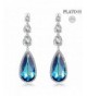 PLATO Teardrop Earrings Swarovski Crystals