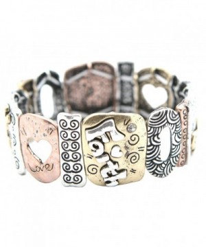 Faith Corinthians Texturee Stretch Bracelet