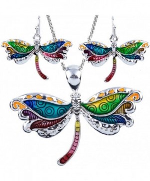 DianaL Boutique Stunning Dragonfly Necklace