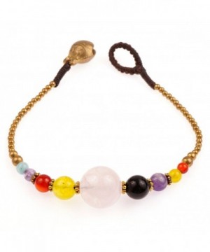 Genuine Multi Colored Gemstone Spheres Bracelet