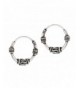 Sterling Silver Tribal Continuous Earrings