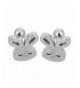 Bonnie Stainless Rabbit Screwback Earrings
