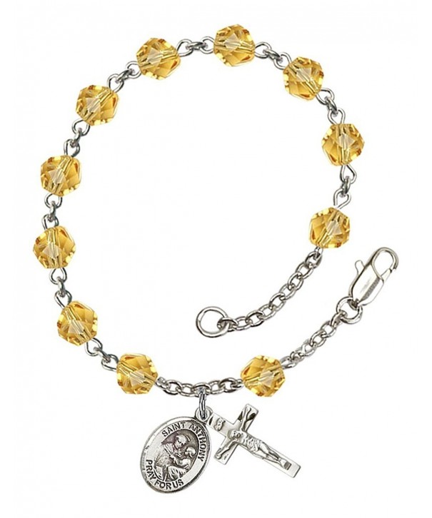 November Rosary Bracelet Anthony Petite