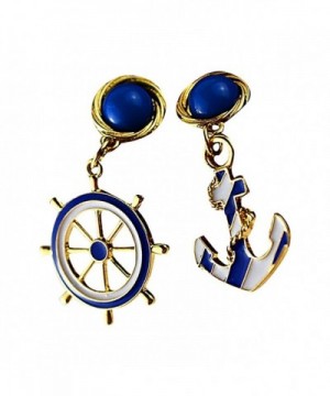 PYRAMID Womens Plated Anchor Earrings