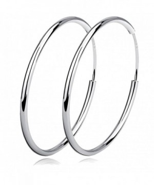 YFN Sterling Polished Earrings Diameter