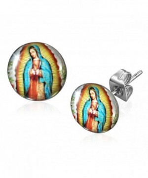 Guadalupe Nuestra Circle Earrings Virgen