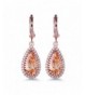 GULICX Electroplated Teardrop Earrings Leverback