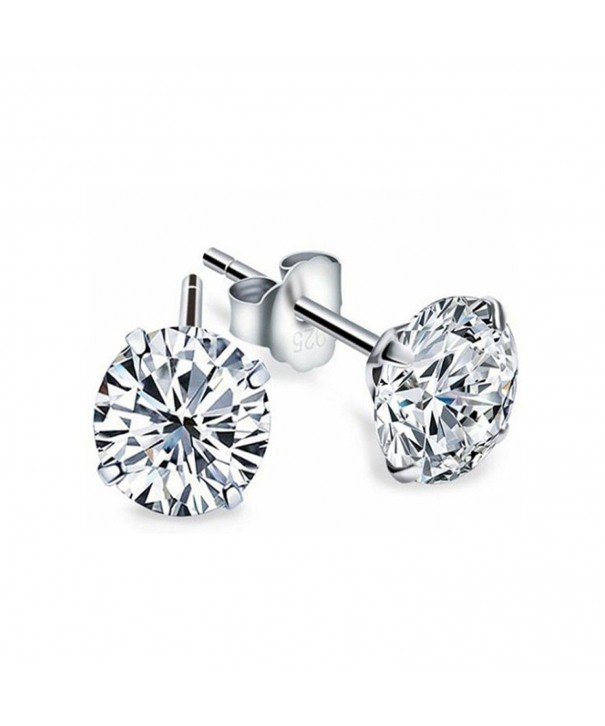 Sterling Silver Zirconia Earrings Children