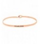 Inspirational FEARLESS Engraved Bracelet Friends