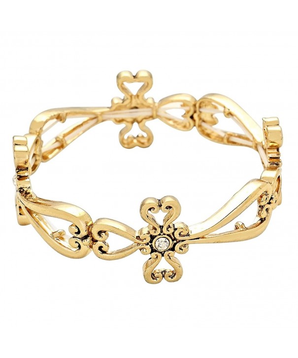 Rosemarie Collections Religious Stretch Bracelet