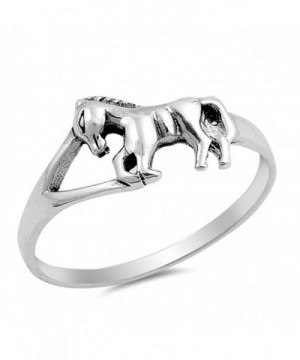 Horse Pony Sterling Silver RNG16062 6