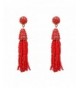 MELUOGE Womens Beaded Tassel Earrings