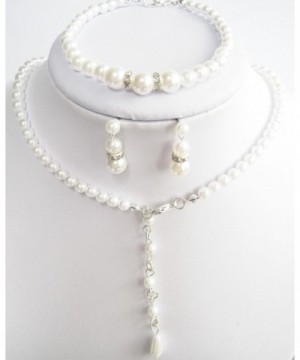 Classic Bridesmaid Necklace Earring Bracelet