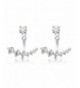 Sterling Silver Rhodium Plated Earrings