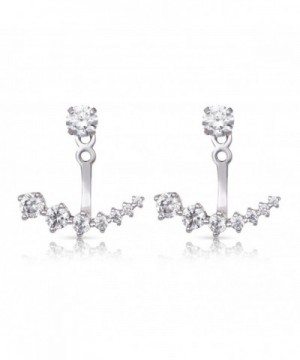 Sterling Silver Rhodium Plated Earrings