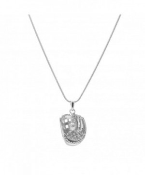 chelseachicNYC Crystal Softball Hanging Necklace