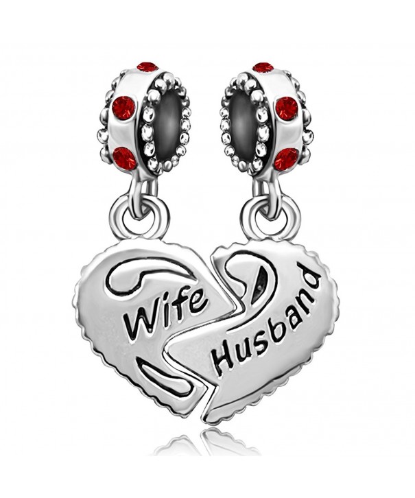 JMQJewelry Husband Birthstone Charms Bracelets