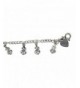 Sterling Silver Dollar Signs Anklet