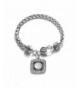 Volleyball Classic Silver Crystal Bracelet