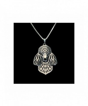 MMBD 0 Poodle Necklace Silver Tone