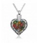 Locket Colorful Necklaces Cremation Jewelry